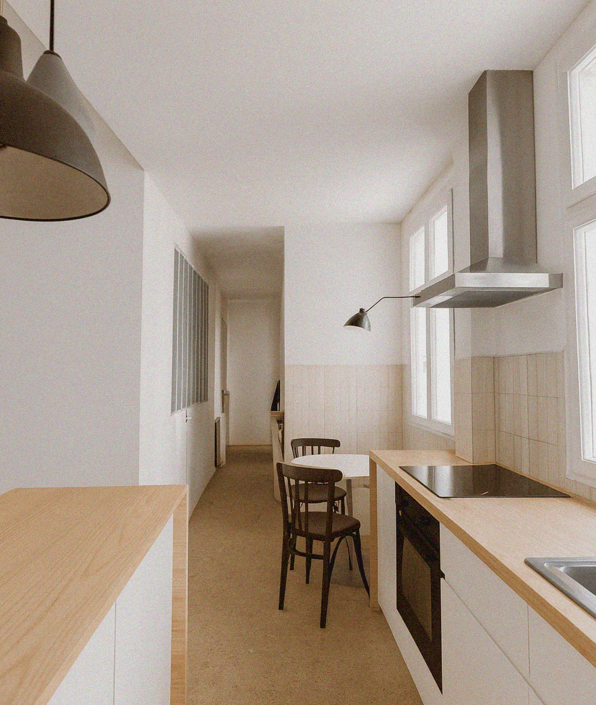 Vue depuis la cuisine